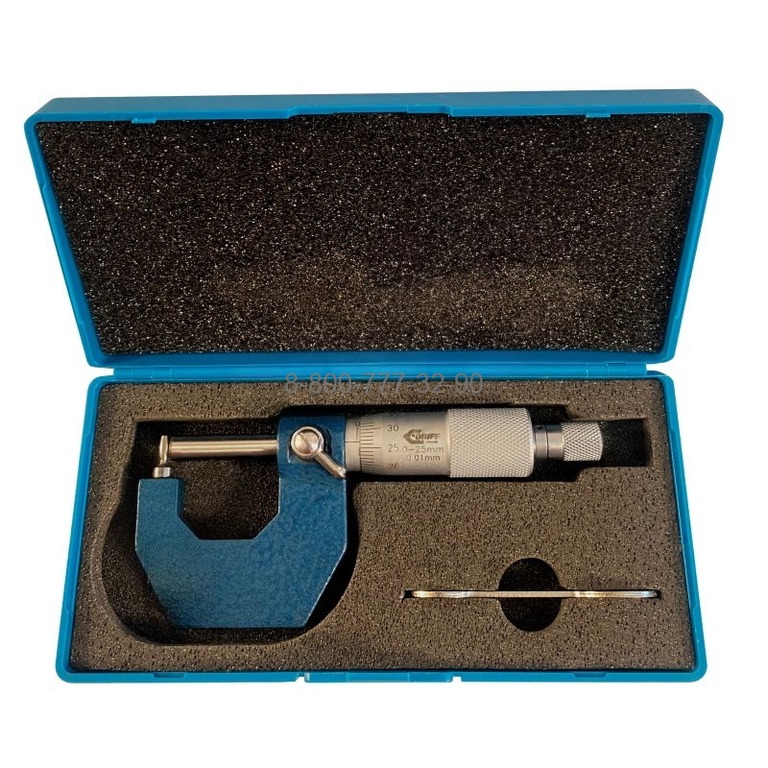 Микрометр МТ-25 "Griff" (производство Guilin Measuring) тип А Микрометр МТ-25 "Griff" (производство Guilin Measuring) тип А