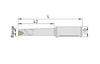SBJ1210-40L резец расточной dхв. 12 мм