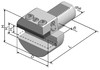 B1-40x25 (291.341.131А) держатель инструмента VDI радиальный правый