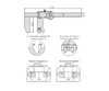 1179-300 Цифровой штангенциркуль для измерения канавок 10-300 мм, 0.01 мм, губки 63.5 мм