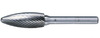 Борфреза твердосплавная H0413М03 (спиральная насечка, 4х13х3х40, Cnic)