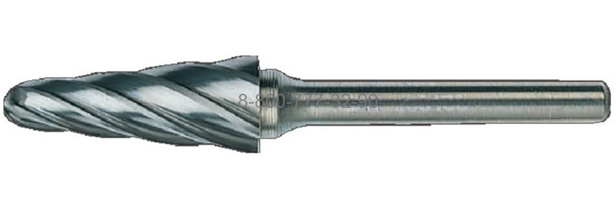 Борфреза твердосплавная L0613М03 (спиральная насечка, 6х13х3х48, Cnic) Борфреза твердосплавная L0613М03 (спиральная насечка, 6х13х3х48, Cnic)