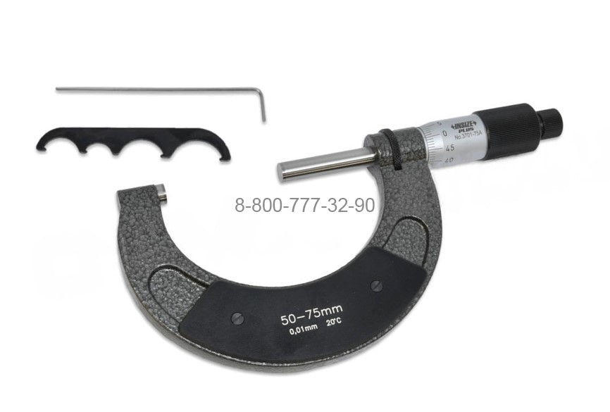 3701-75A Микрометр 50-75 мм, 0.01 мм 3701-75A Микрометр 50-75 мм, 0.01 мм