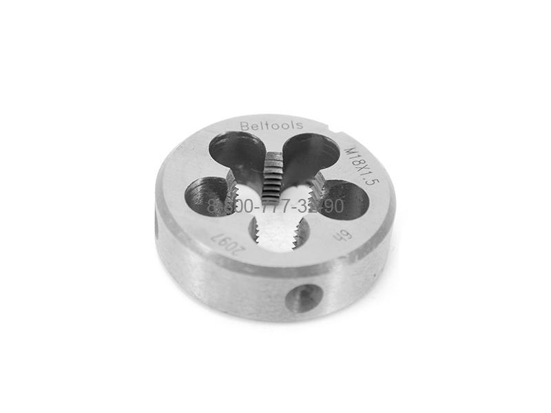 Плашка М18х1,5 (6h, D=45 мм, Beltools) Плашка М18х1,5 (6h, D=45 мм, Beltools)