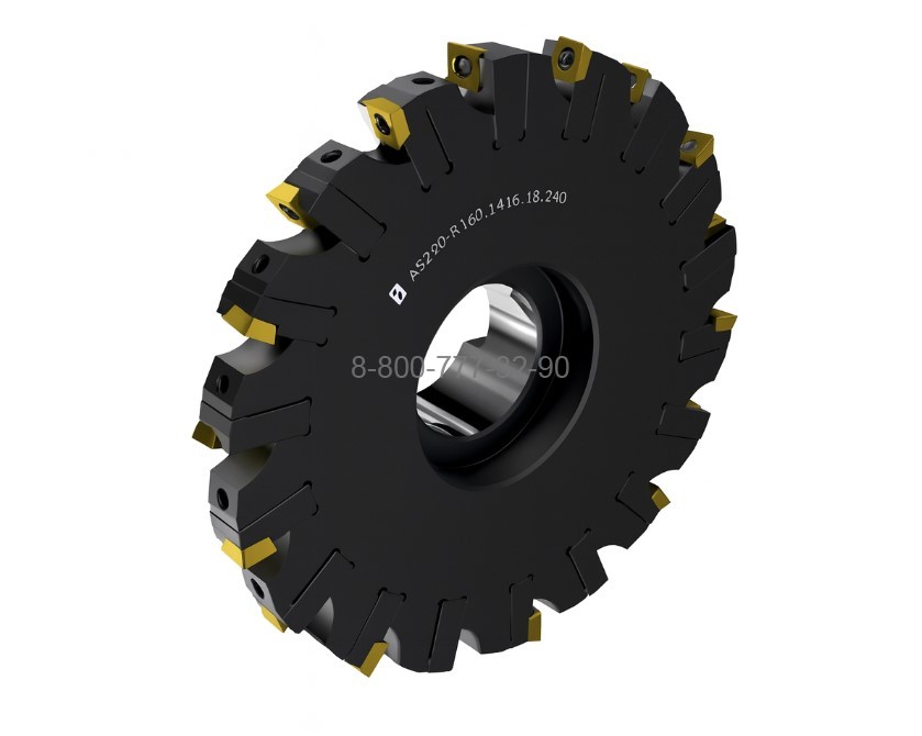 AS290-R160.0809.10.B40 NOX дисковая фреза со сменными пластинами регулируемая AS290-R160.0809.10.B40 NOX дисковая фреза со сменными пластинами регулируемая
