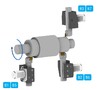 B1-40x25x44 держатель инструмента VDI радиальный, правый