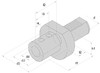 E1-30x16 Держатель инструмента VDI для сверл, аксиальный