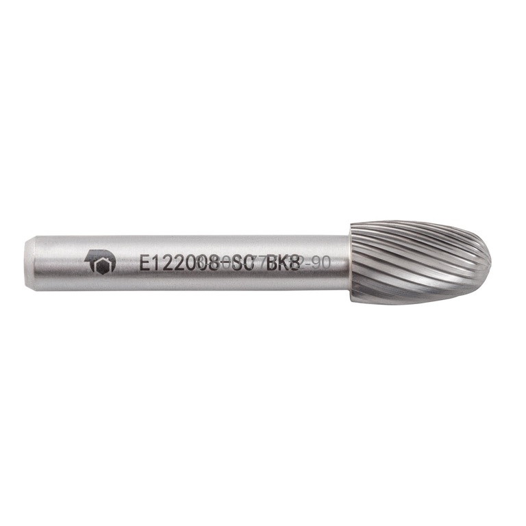 Борфреза твердосплавная E122008-SC (спиральная насечка, 12х20х8х67, SDW Tools) Борфреза твердосплавная E122008-SC (спиральная насечка, 12х20х8х67, SDW Tools)