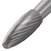 Борфреза твердосплавная H102508-SC (спиральная насечка, 10х25х8х70, SDW Tools)