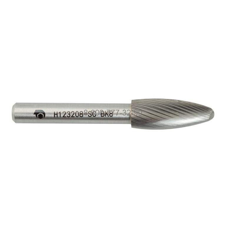 Борфреза твердосплавная H123208-SC (спиральная насечка, 12х32х8х77, SDW Tools) Борфреза твердосплавная H123208-SC (спиральная насечка, 12х32х8х77, SDW Tools)