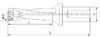 Сверло корпусное C40-2D40-85WC06 "ACCKee"