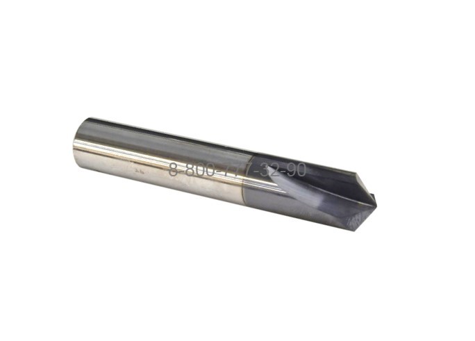 Фреза фасочная d4х50 z=3 TiAlSiN 55HRC 120° Фреза фасочная d4х50 z=3 TiAlSiN 55HRC 120°