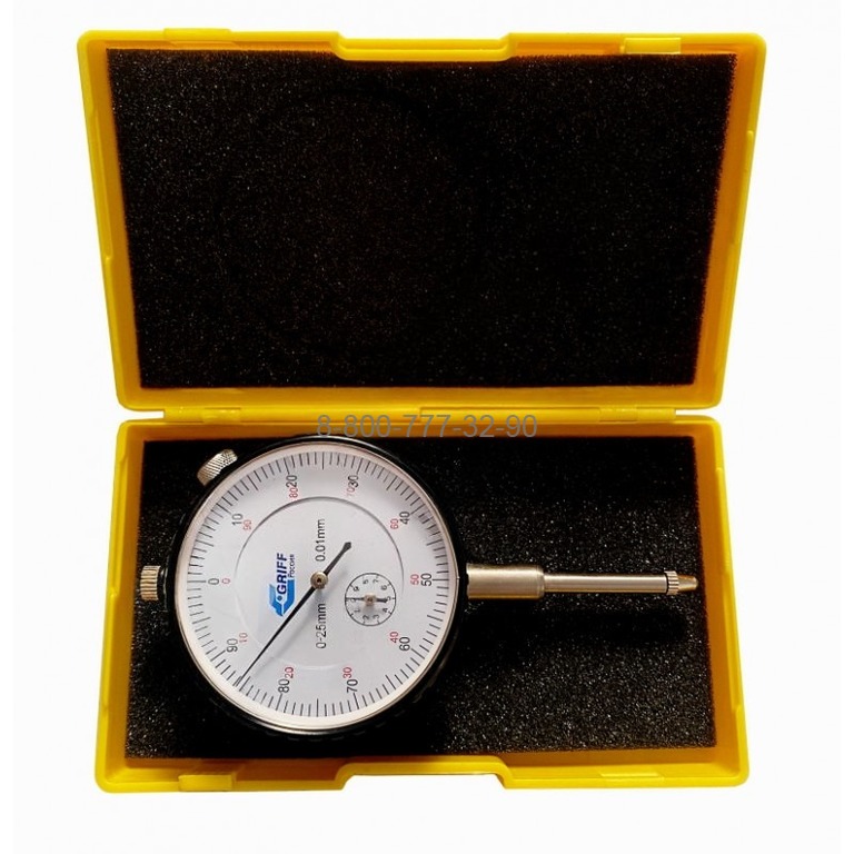 Индикатор часового типа ИЧ-25 кл.1 "Griff" Индикатор часового типа ИЧ-25 кл.1 "Griff"