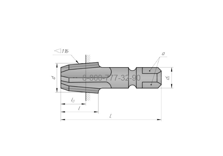 Метчик К 1 1/2 (NPT) Р6М5 конический дюймовый, м/р. (11.5 ниток/дюйм) "Cnic" Метчик К 1 1/2 (NPT) Р6М5 конический дюймовый, м/р. (11.5 ниток/дюйм) "Cnic"