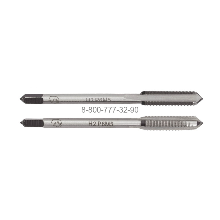 Метчик м/р М5,0х0,8 Р6М5 комплект 2 шт., "SDW Tools" Метчик м/р М5,0х0,8 Р6М5 комплект 2 шт., "SDW Tools"
