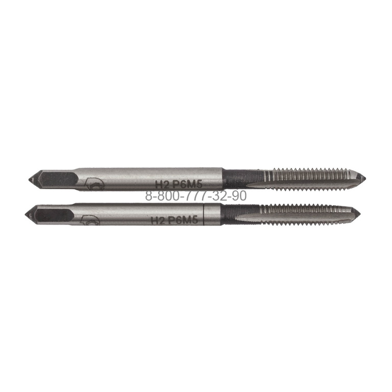Метчик м/р М5,0х0,8 Р6М5 комплект 2 шт. с усил.хв., "SDW Tools" Метчик м/р М5,0х0,8 Р6М5 комплект 2 шт. с усил.хв., "SDW Tools"