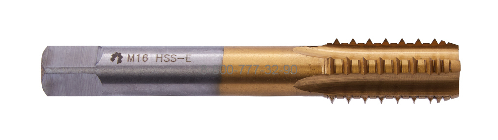 Метчик м/р M16х2,0 HSS-E TiN, шахматный,, "Wolfstar" Метчик м/р M16х2,0 HSS-E TiN, шахматный,, "Wolfstar"