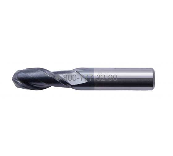 Фреза концевая радиусная 12х30х75 (ц/х, К40 (ВК10), Z=2, PANDA CNC) Фреза концевая радиусная 12х30х75 (ц/х, К40 (ВК10), Z=2, PANDA CNC)