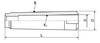 Втулка переходная КМ2/КМ1 без лапки с лыской