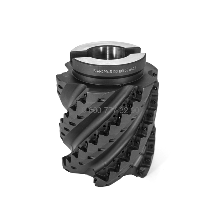 AH290-R100.100.06.A40.C фреза торцово-цилиндрическая 100х100х120, без хвостовика, СОЖ AH290-R100.100.06.A40.C фреза торцово-цилиндрическая 100х100х120, без хвостовика, СОЖ