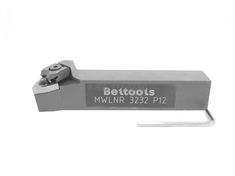 Державка токарная MWLNR-3232-P12 шестигранная пластина "Beltools" Державка токарная MWLNR-3232-P12 шестигранная пластина "Beltools"