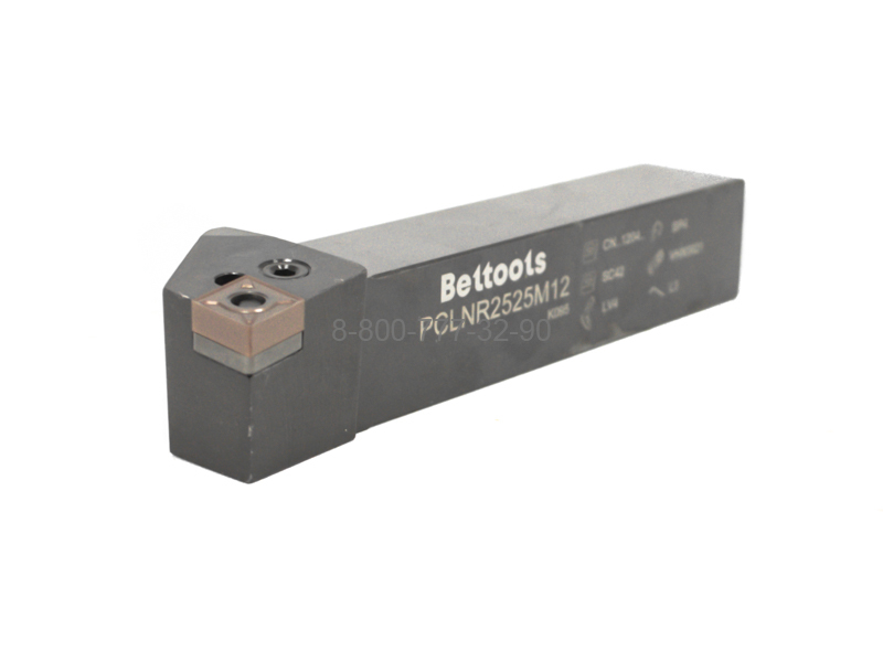 Державка токарная PCLNR-2525-М12 ромбическая пластина "Beltools" Державка токарная PCLNR-2525-М12 ромбическая пластина "Beltools"