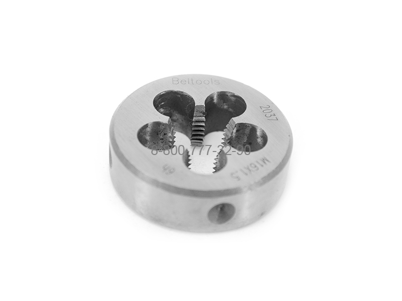 Плашка М16х1,5 (6h, D=45 мм, Beltools) Плашка М16х1,5 (6h, D=45 мм, Beltools)