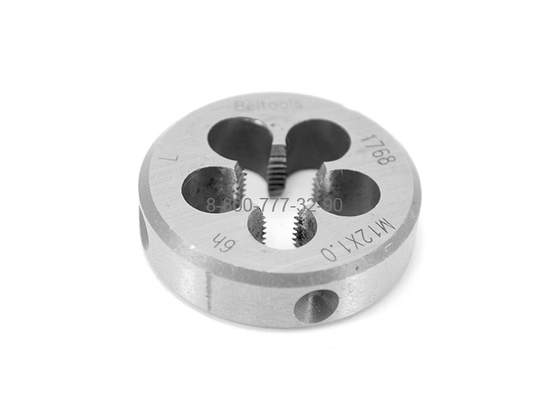 Плашка М12х1 (6h, левая, D=38 мм, Beltools) Плашка М12х1 (6h, левая, D=38 мм, Beltools)
