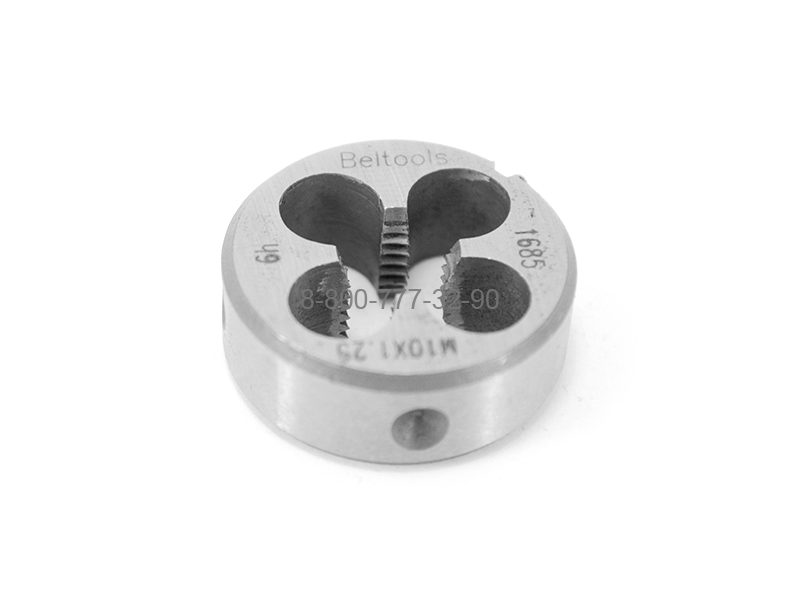 Плашка М10х1,25 (6h, D=30 мм, Beltools) Плашка М10х1,25 (6h, D=30 мм, Beltools)