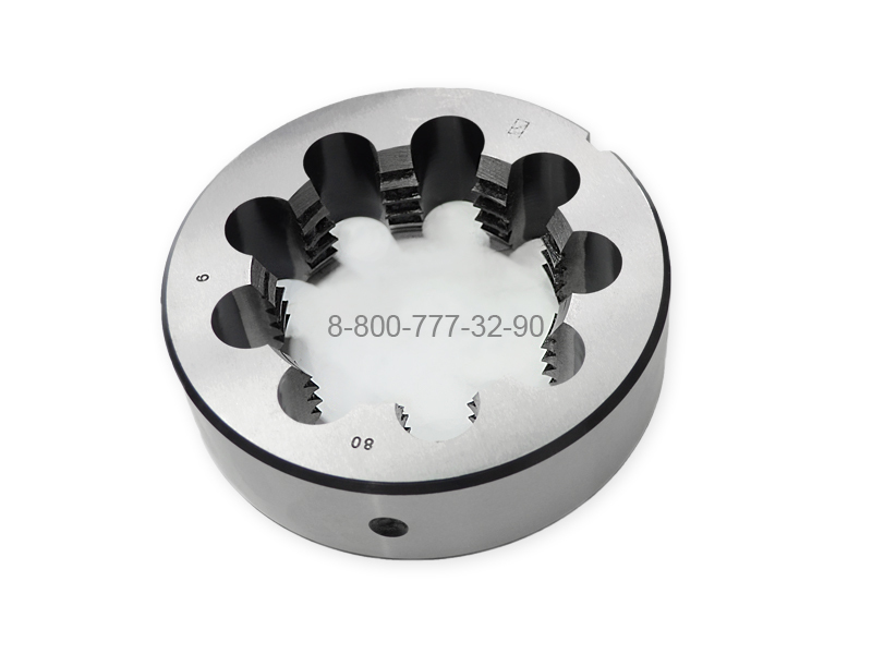 Плашка М80х6 (6h, D=130 мм, РИ) Плашка М80х6 (6h, D=130 мм, РИ)