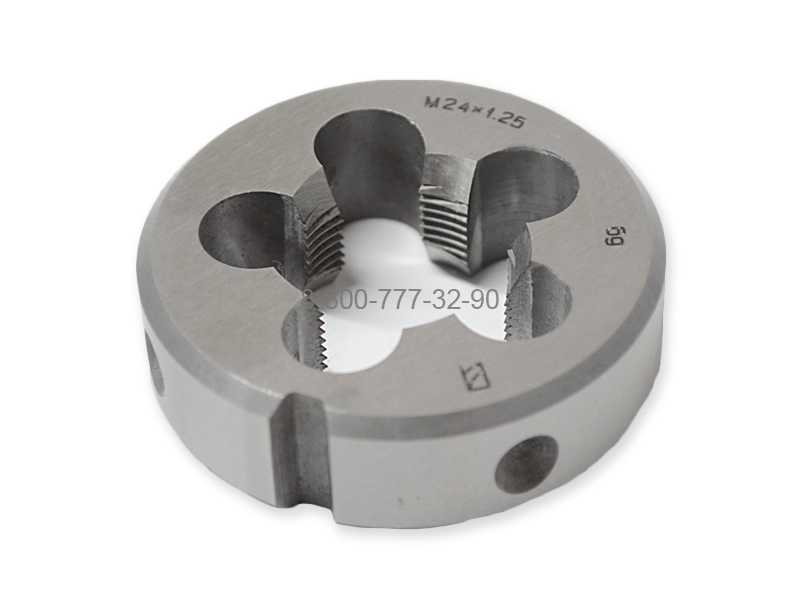 Плашка М24х1,25 6g D=55 мм, РИ) Плашка М24х1,25 6g D=55 мм, РИ)